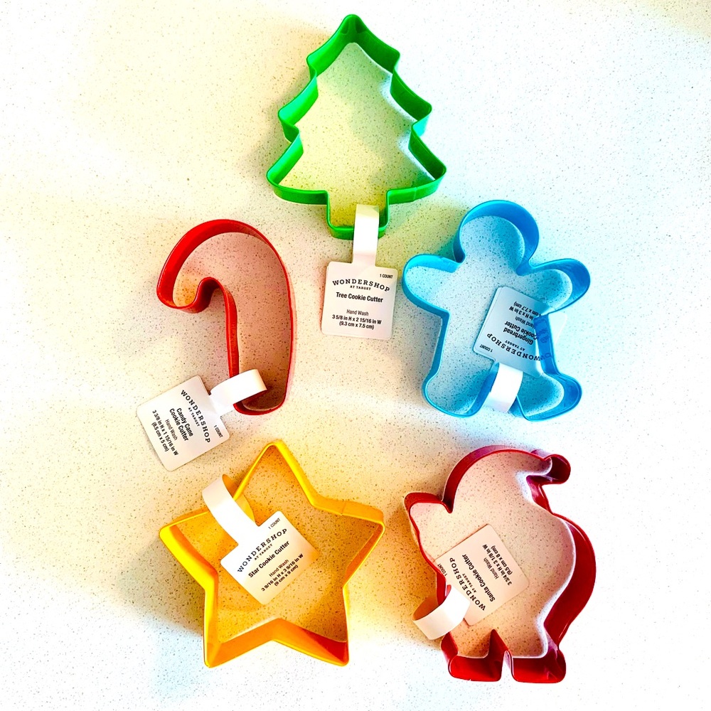 NWT! Wondershop Target Holiday Cookie Cutters 🎄